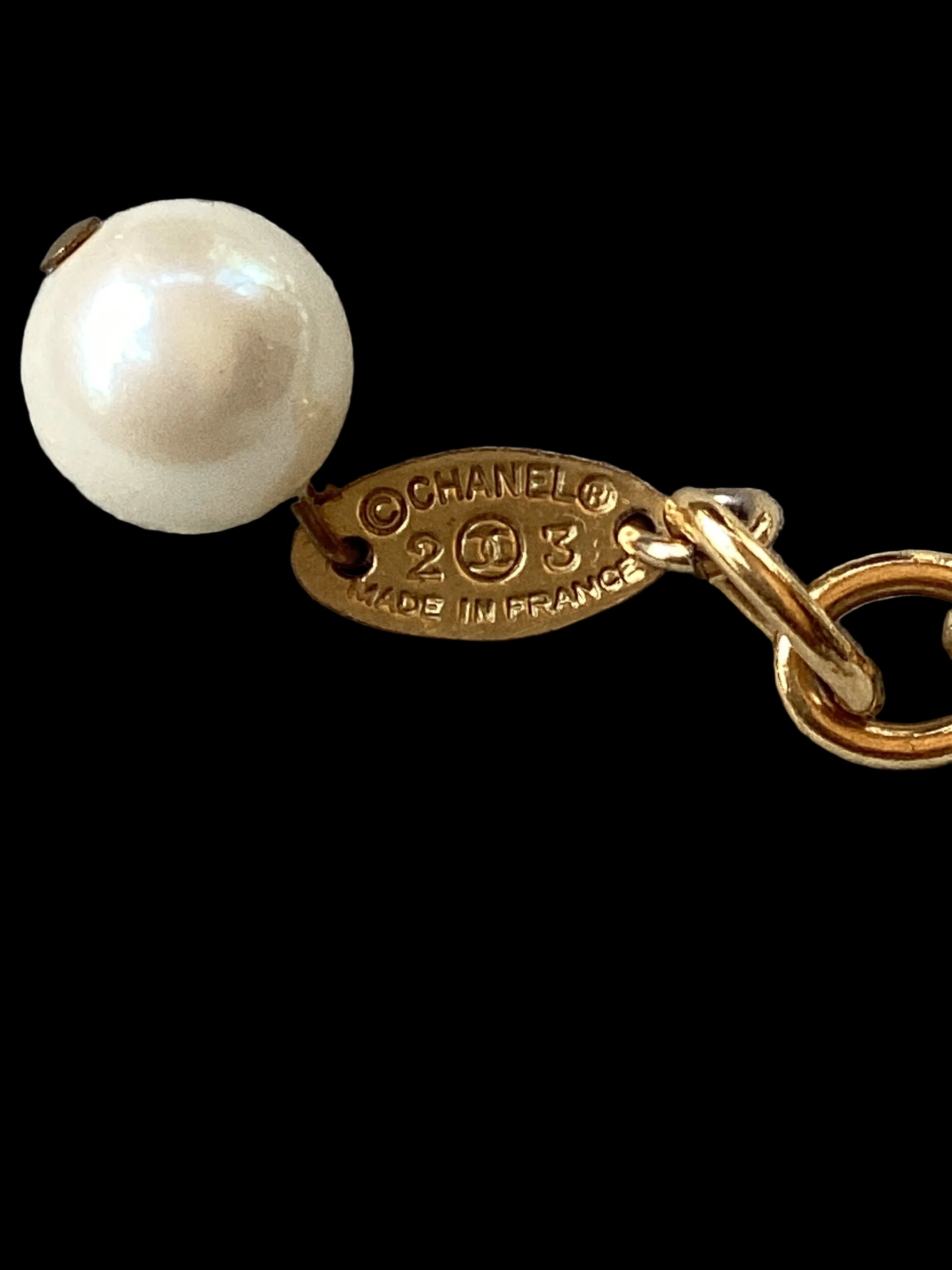 Ultra Rare Vintage 1984 Chanel Season 23         5-Strand Baroque Pearl
Choker Necklace