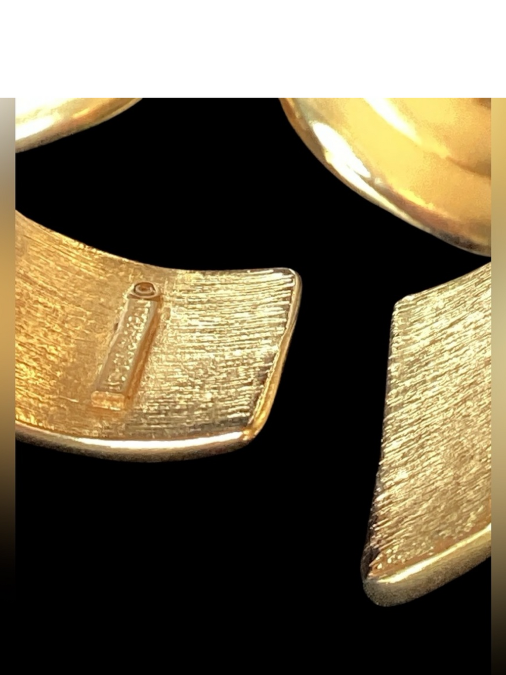 EXTREMELY RARE 1970's Ugo Correani 18kt Gold Plated HUGE Cuff Bracelet
