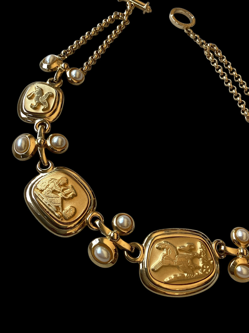 John Medeiros XIII Roman Warrior Cameo Necklace