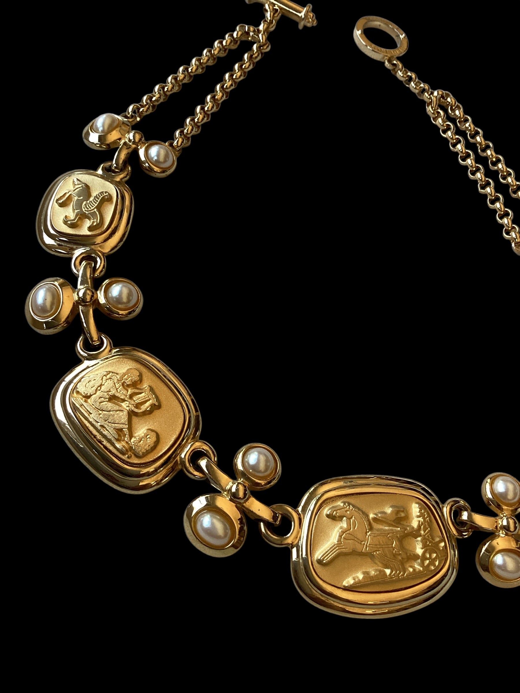 John Medeiros XIII Roman Warrior Cameo Necklace