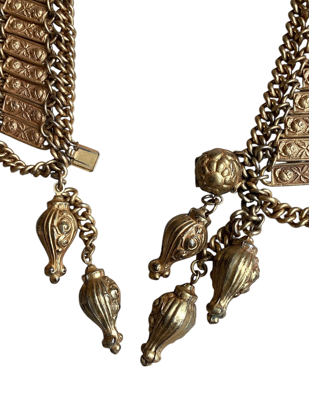 Victorian Revival Collar Necklace 800 Silver