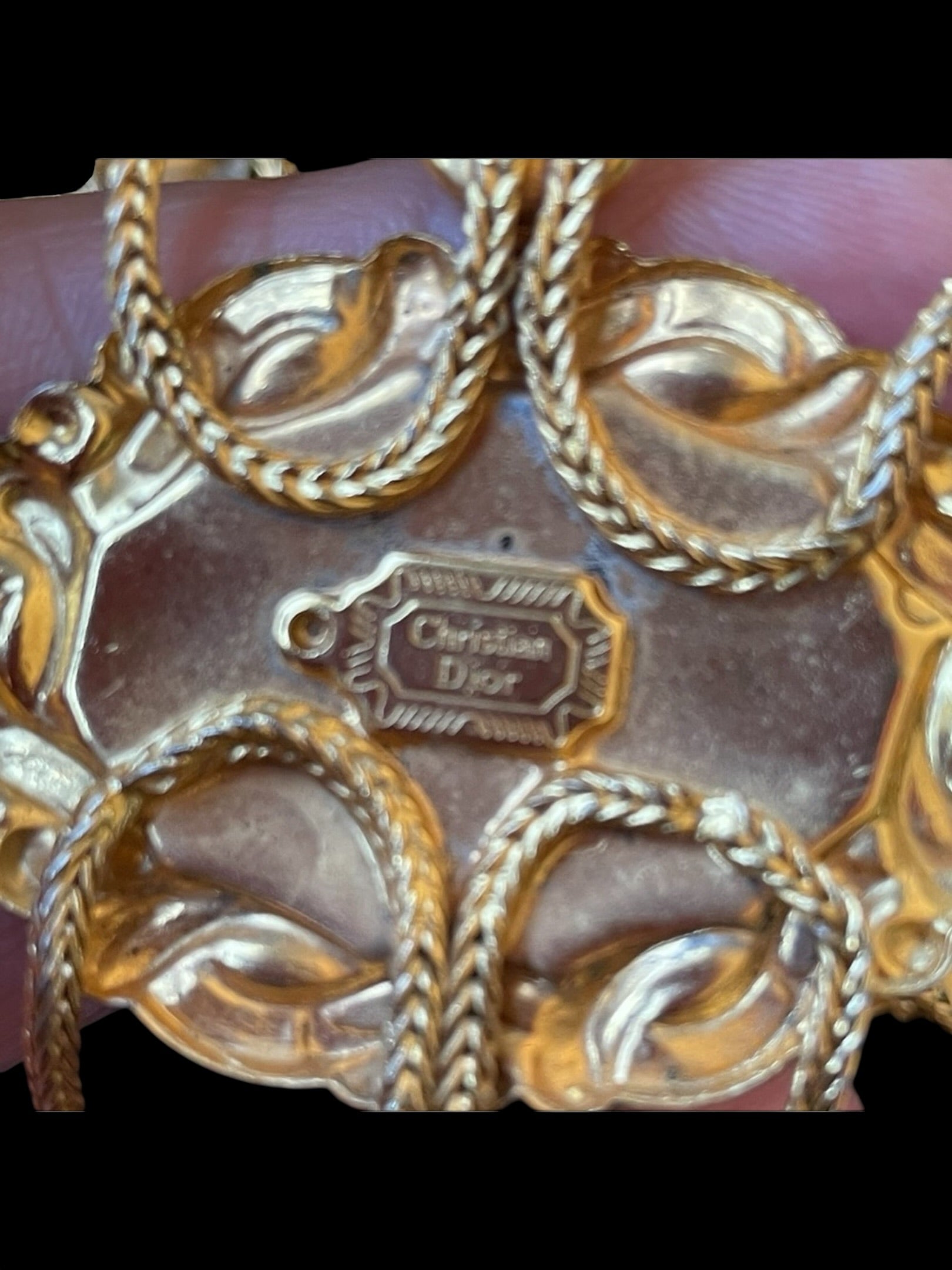 RARE Circa 1970 Christian Dior Runway Necklace/Belt