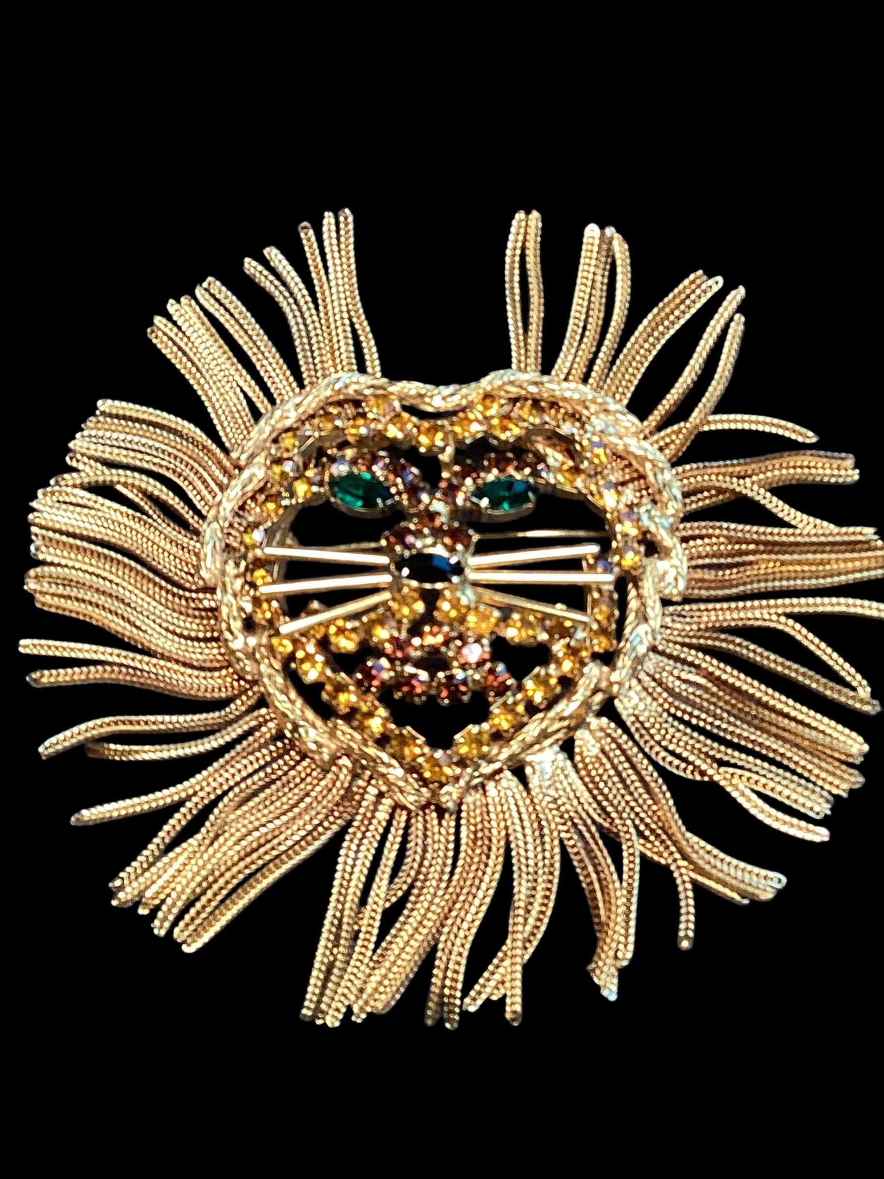 1960 Dominique Lion Brooch/Pendant