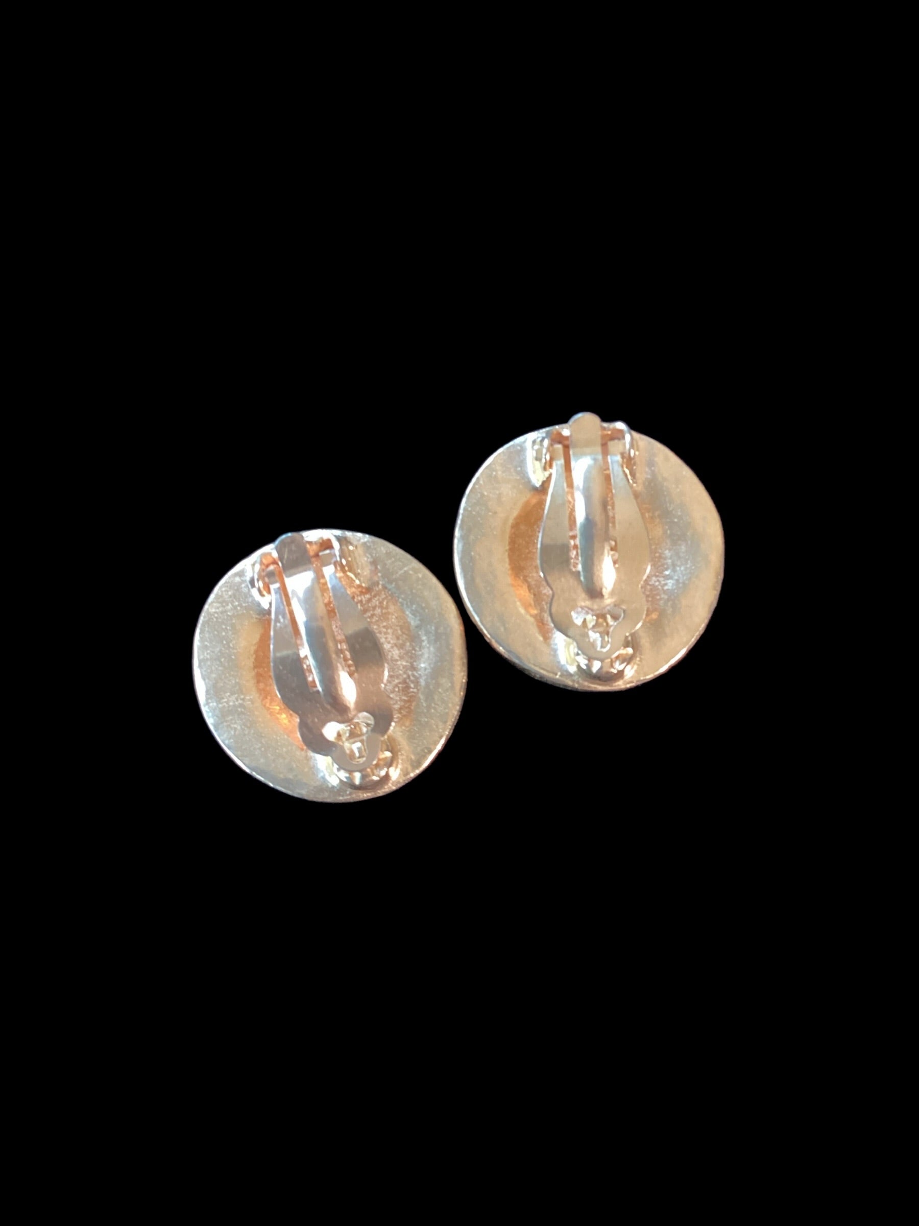 CHANEL Coco Gold Clip Back Earrings