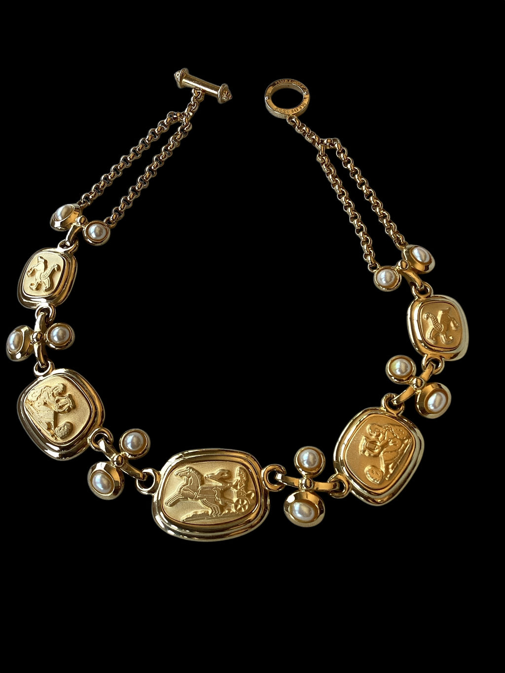 John Medeiros XIII Roman Warrior Cameo Necklace