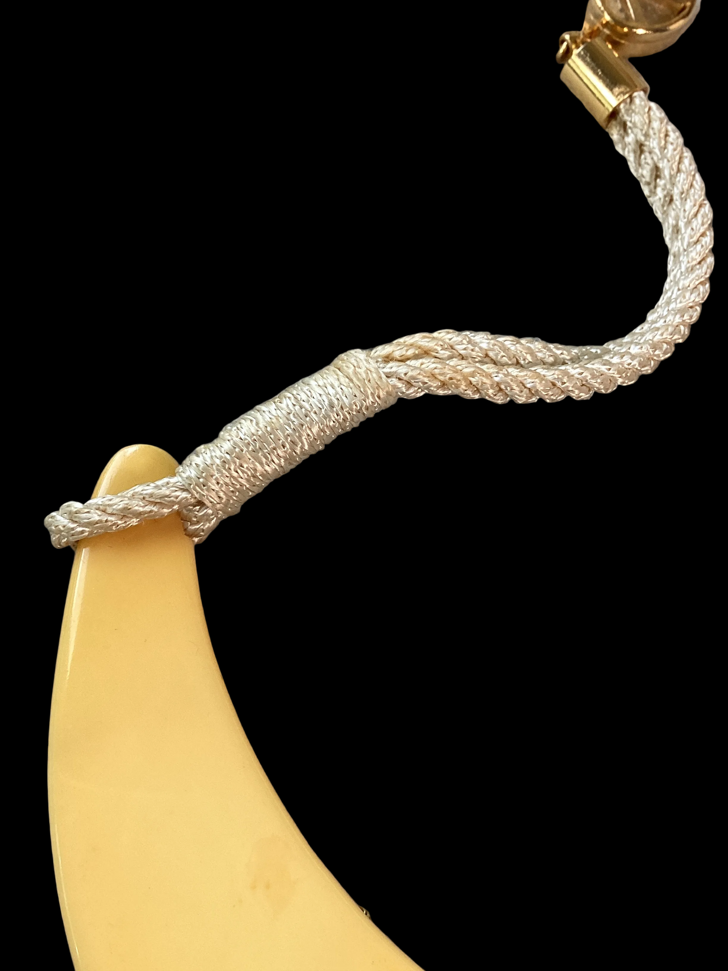 Circa 1970 Valentino Lucite Collar Necklace