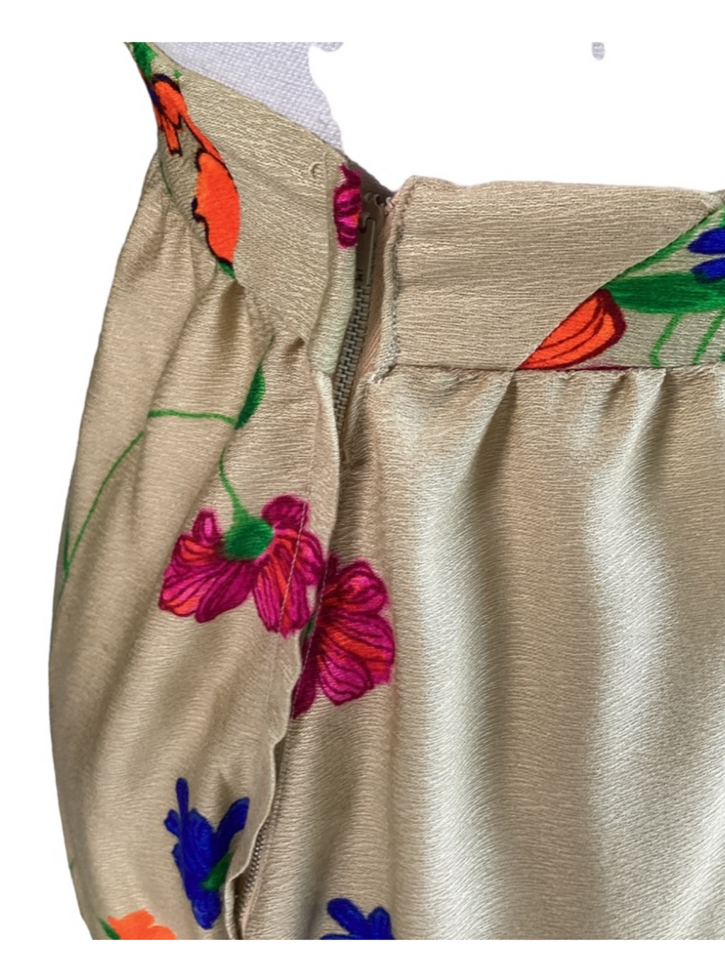 1970's Florescent Floral Maxi Halter
Dress B19