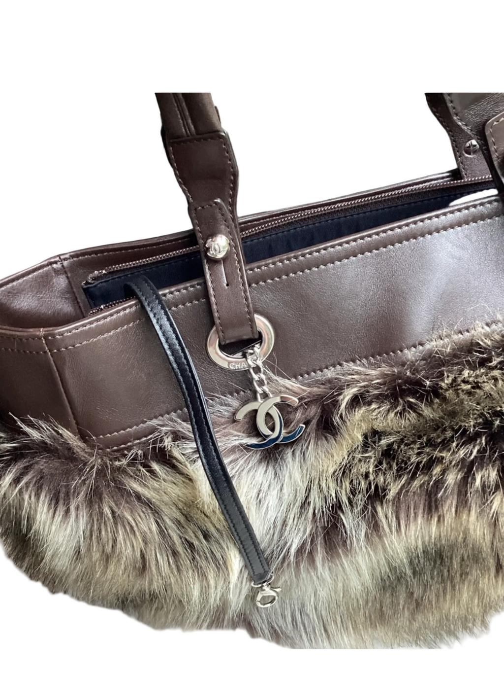 Chanel Paris Biarritz Fantasy Fur Tote