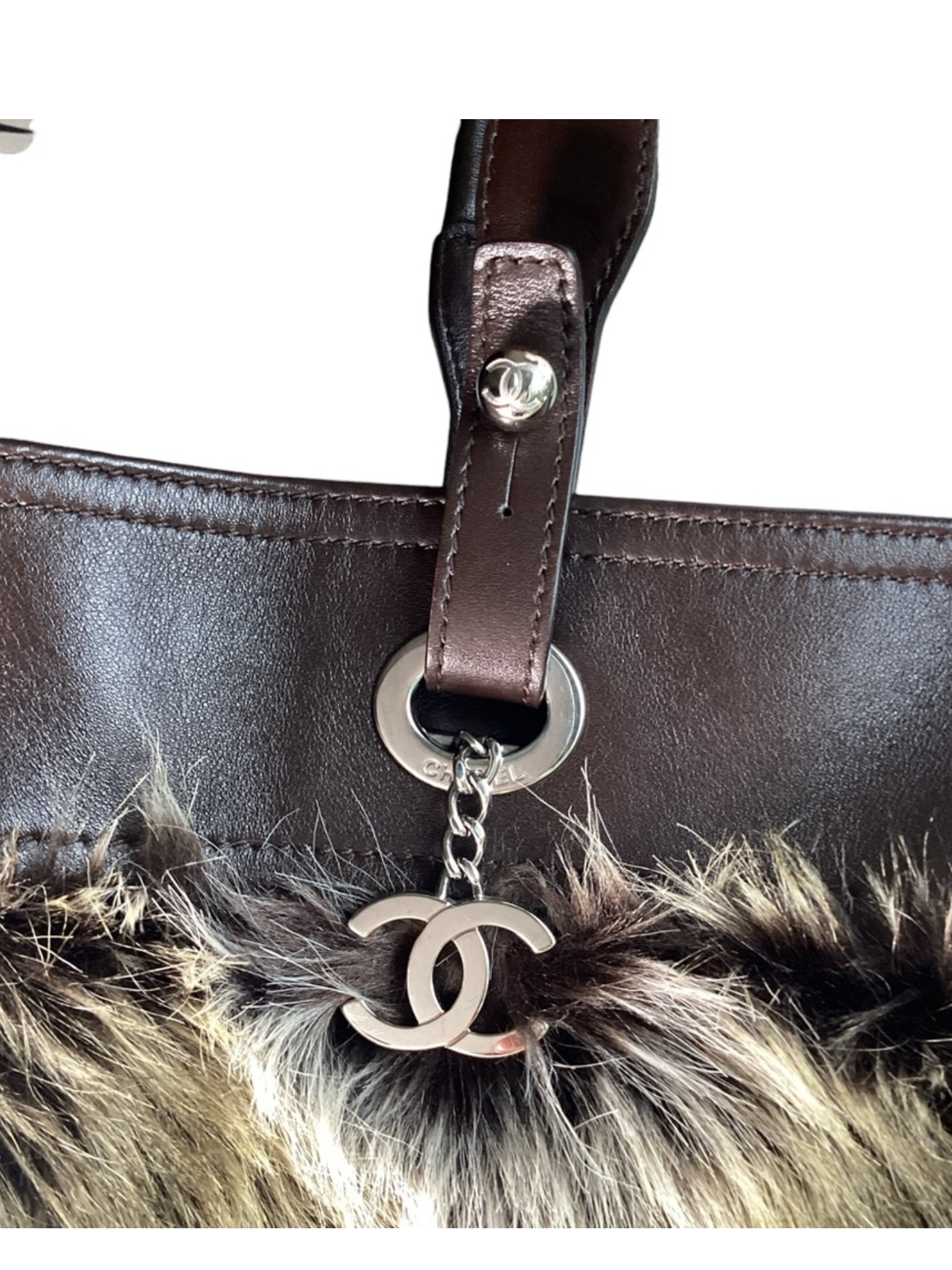 Chanel Paris Biarritz Fantasy Fur Tote