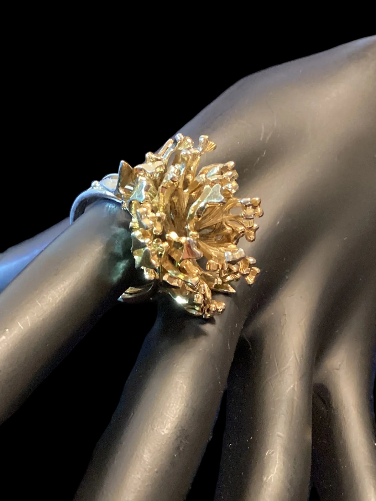 1966 Signed Grossé Germany Brutalist Statement Ring