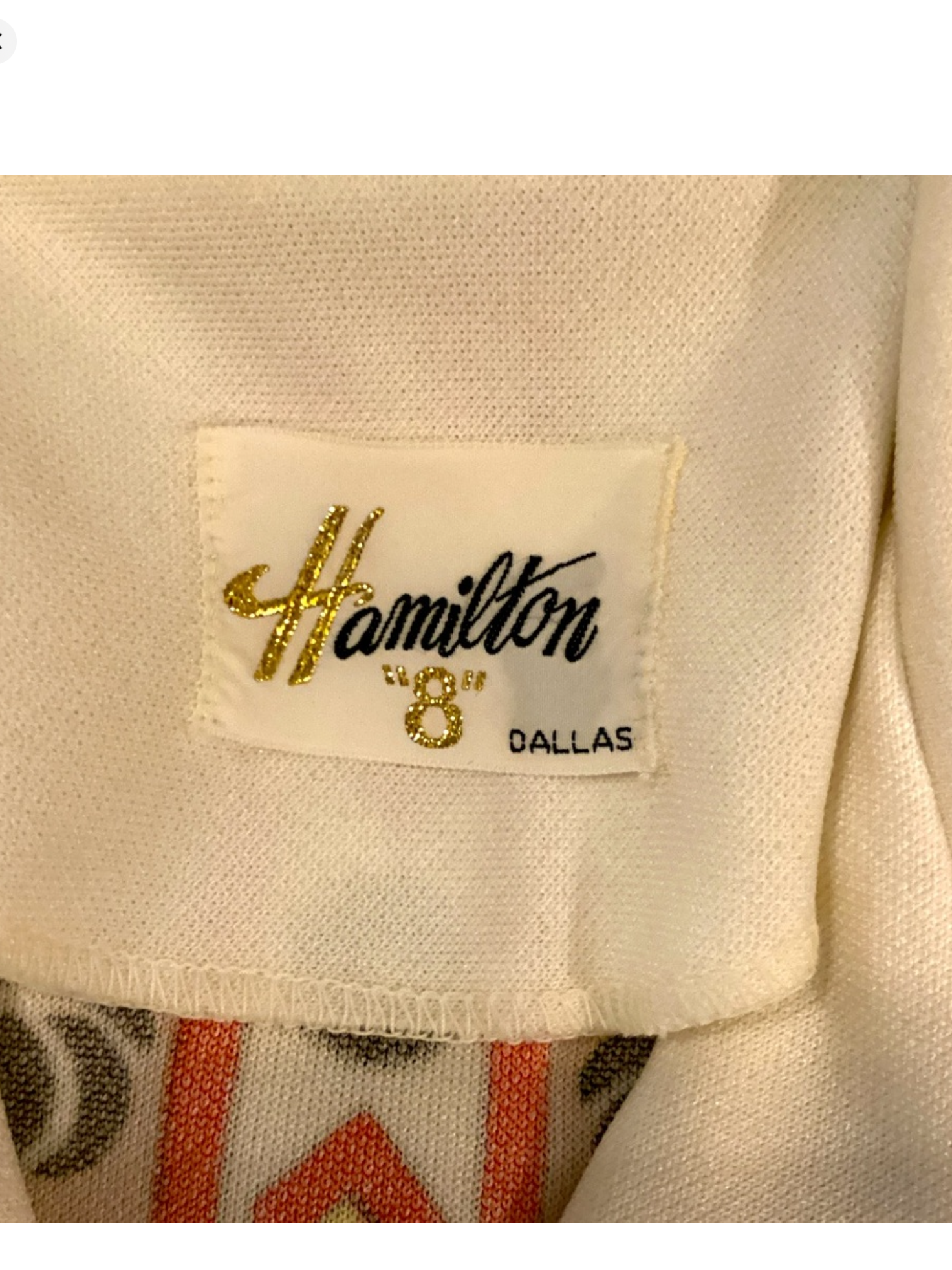 1960's Hamilton 8 Dallas Long Sleeve Whimsical Shirt