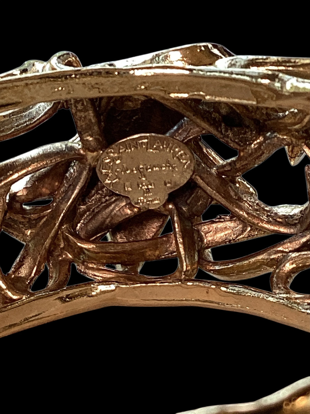 Vintage YSL Yves Saint Laurent Star Cuff Gold Bracelet Rive Gauche 1980s
Runway 160g