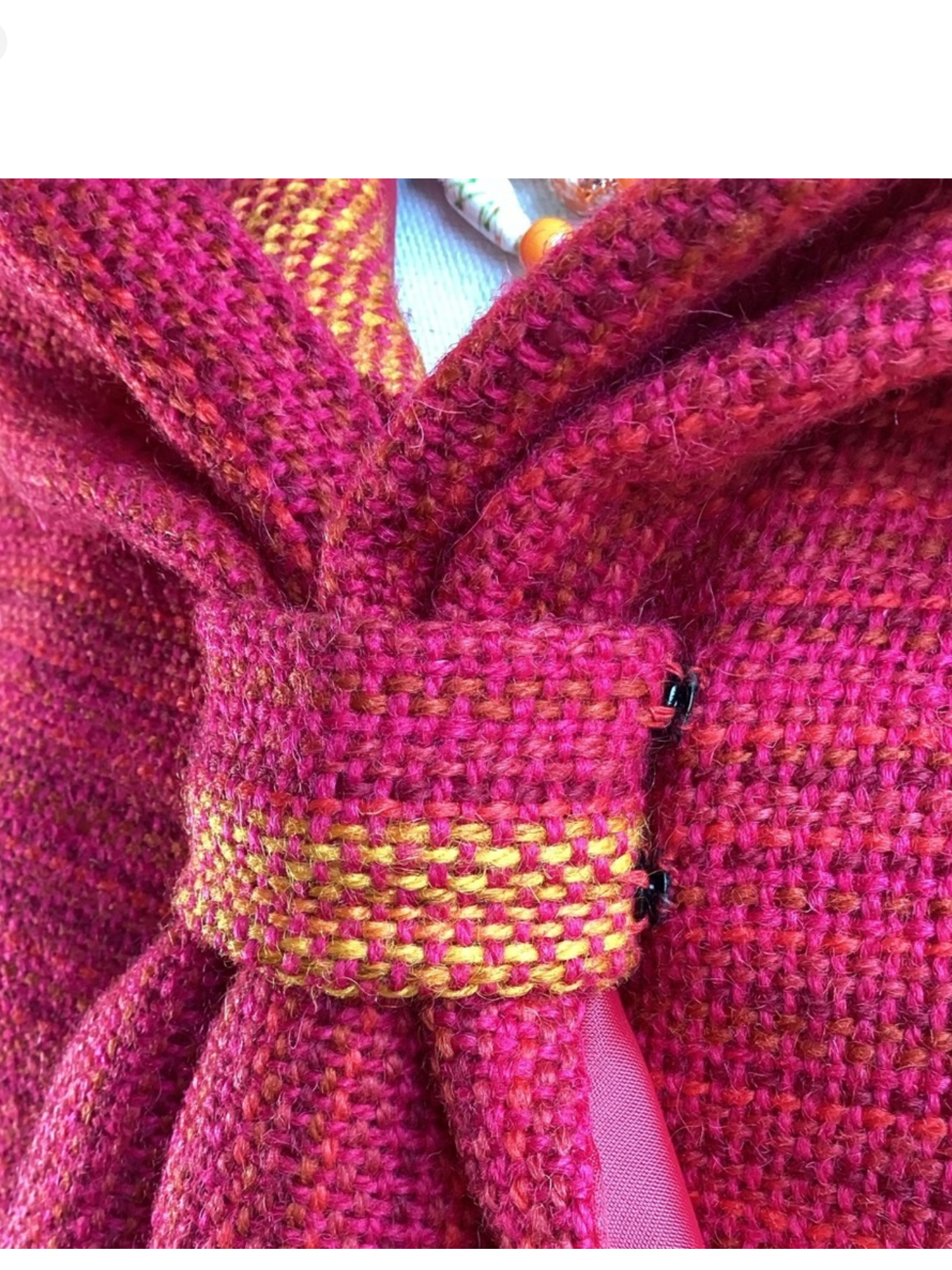 1960's Wool Tweed Magenta
Sleeveless Dress