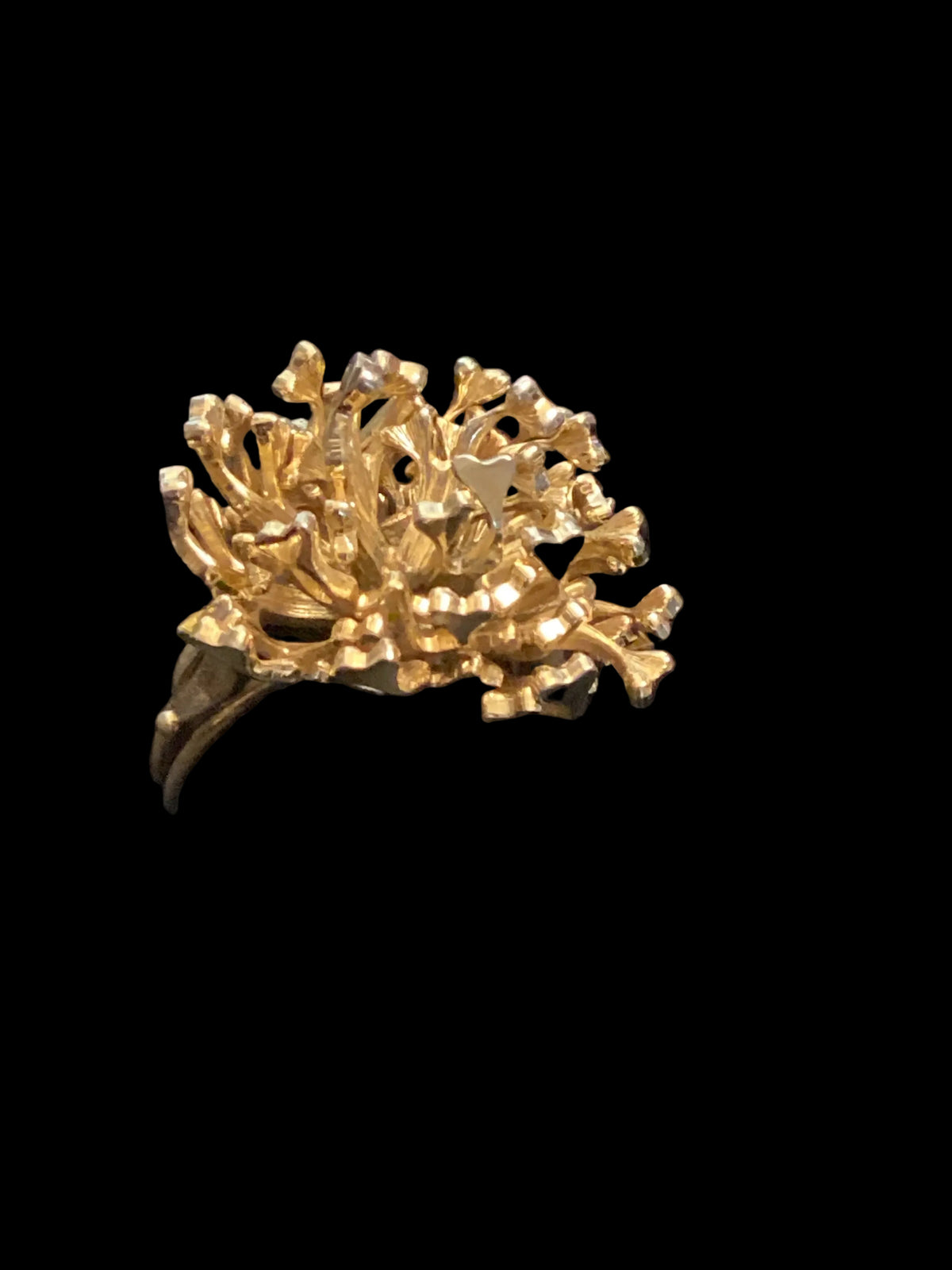 1966 Signed Grossé Germany Brutalist Statement Ring