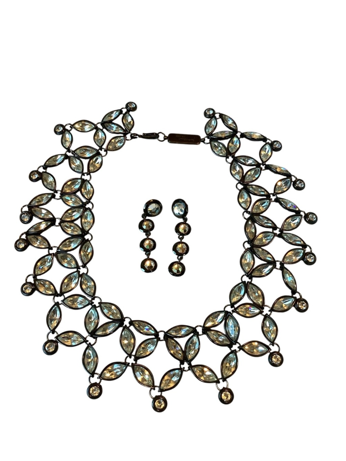 Limited Edition Yves Saint Laurent Crystal Collar &
Earrings Set