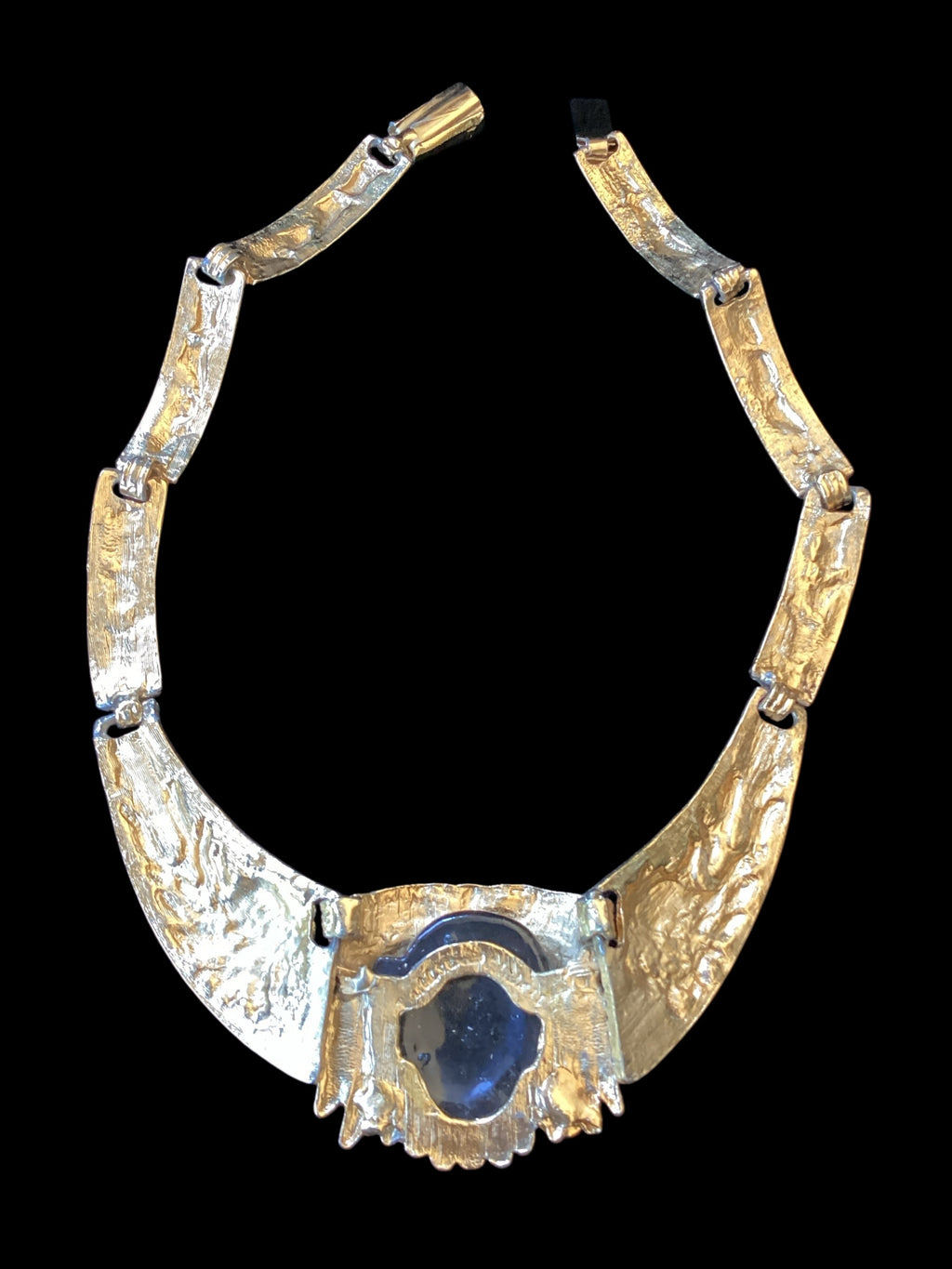 Circa 1960 Salvador Teran Mayan Gold Collection
Collar Necklace