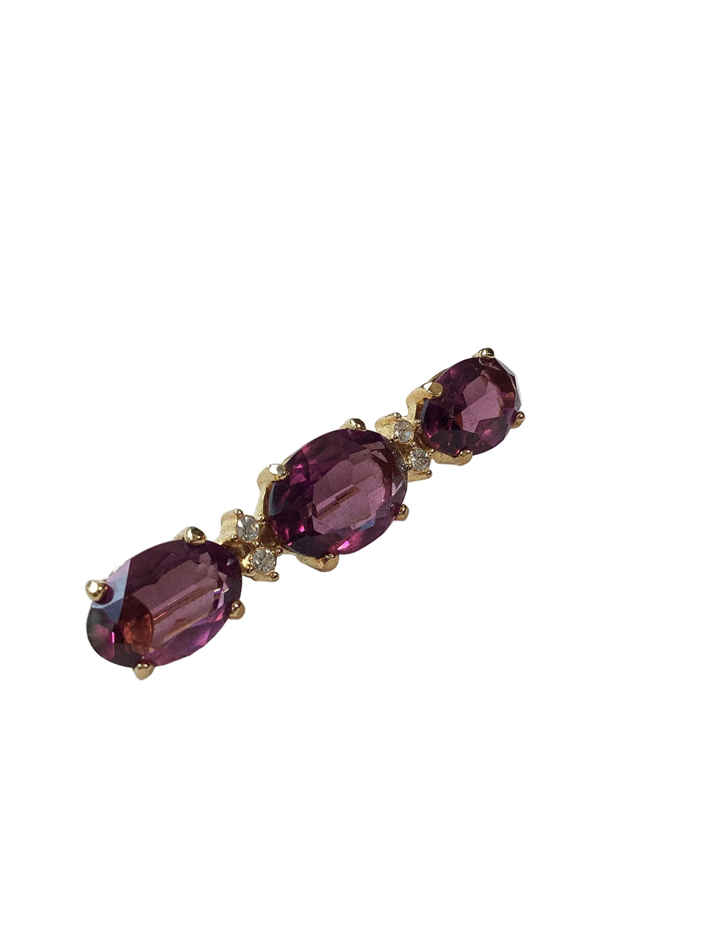 Christian Dior 1980’s Amethyst Bar Brooch