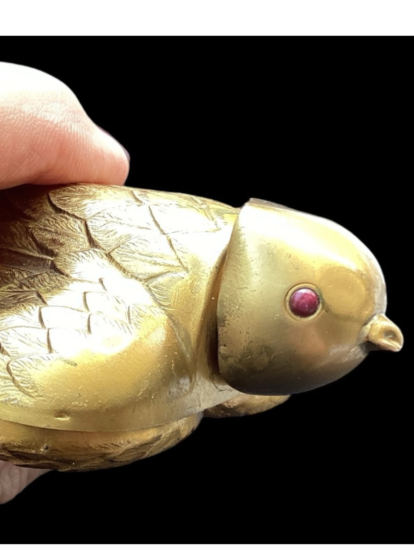 Rare Vintage Salvador Dalí "Bird in Hand" Compact by Elgin American - c. 1950
