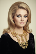 Rare & Incredible Circa 1960 Kenneth Lane Gold Plated Coin Bib Necklace