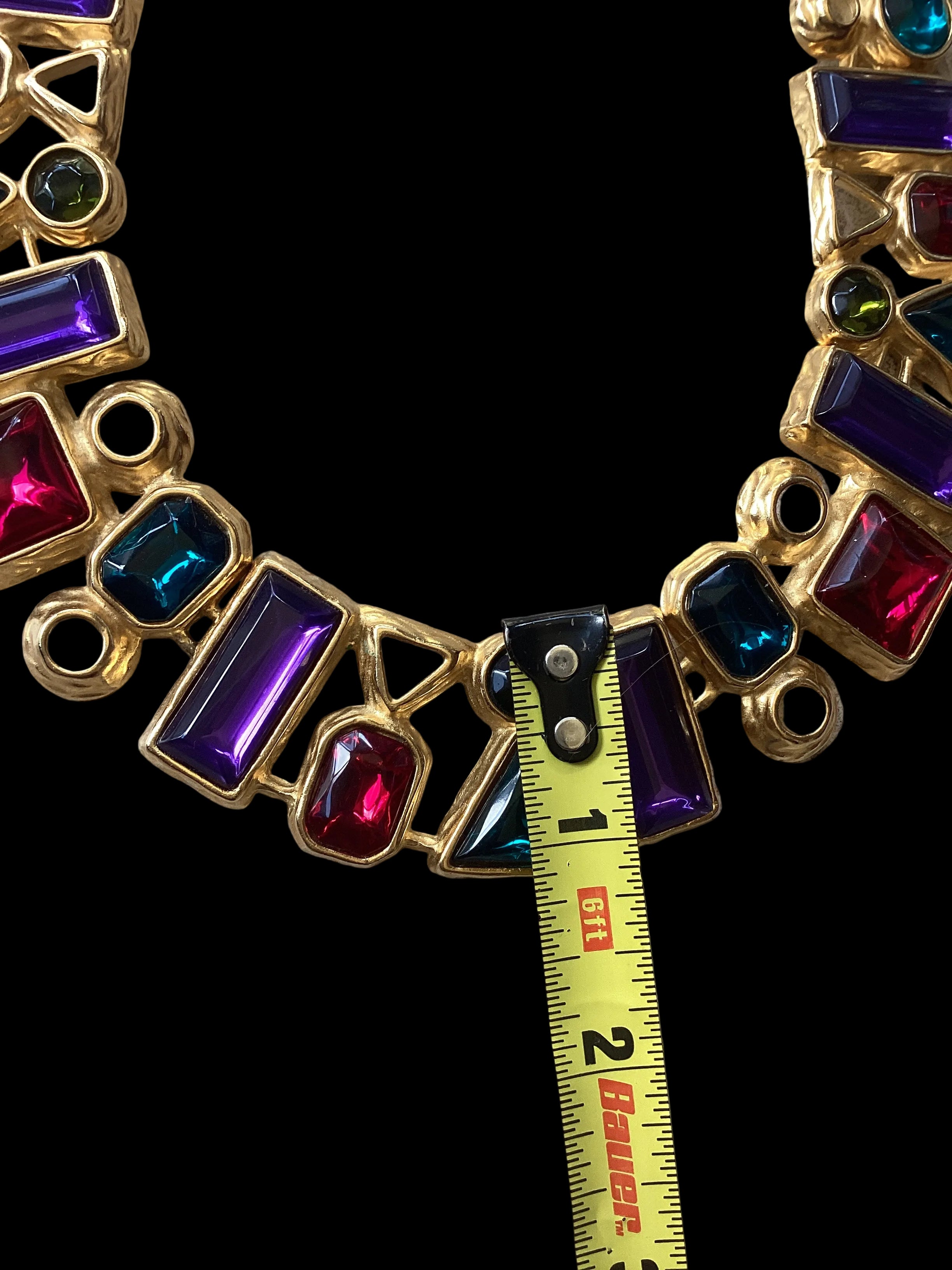 Stunning New Old Stock Vintage Trifari "Modern Mosaic" Multi-Piece Runway Parure
