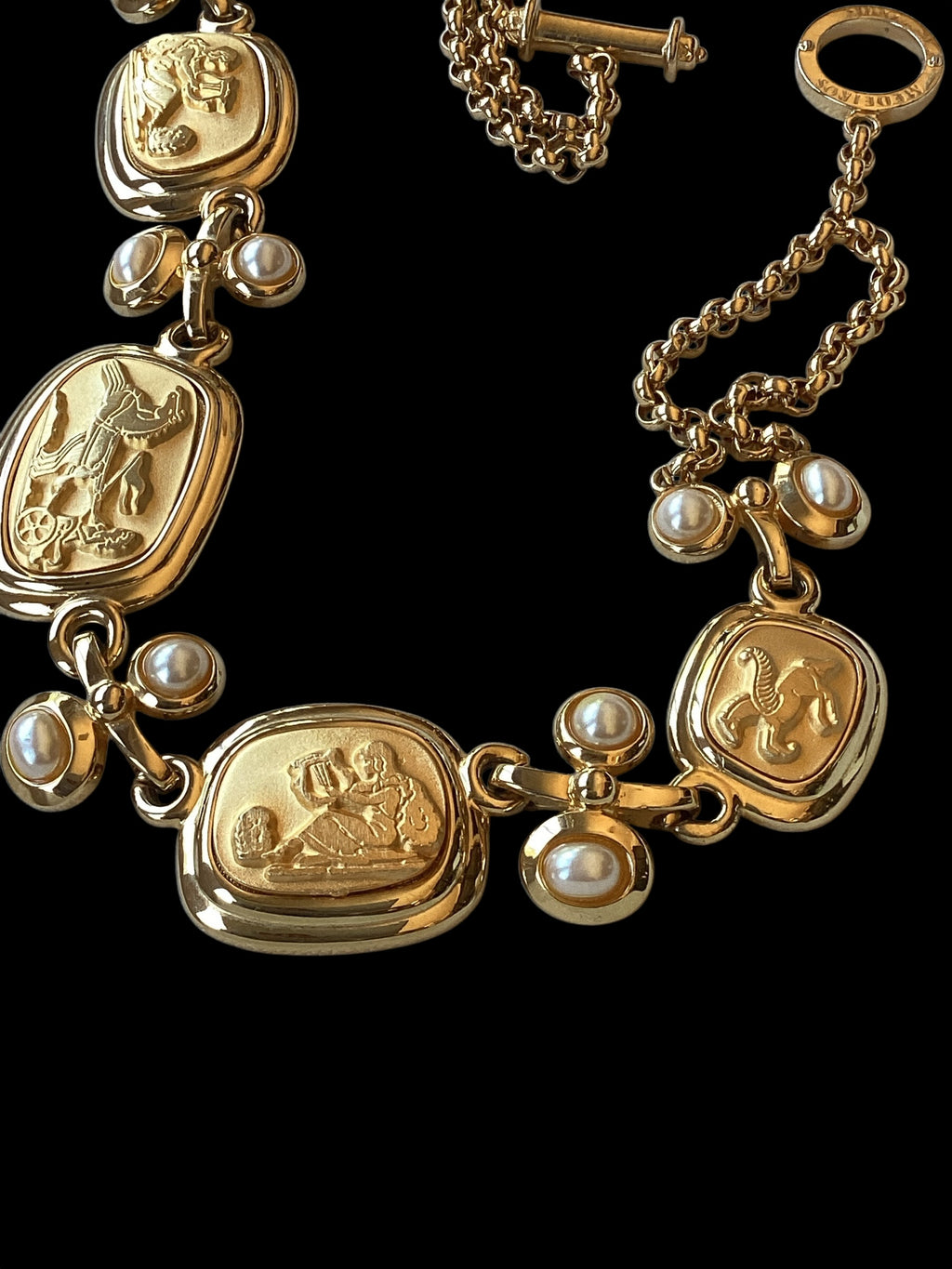 John Medeiros XIII Roman Warrior Cameo Necklace