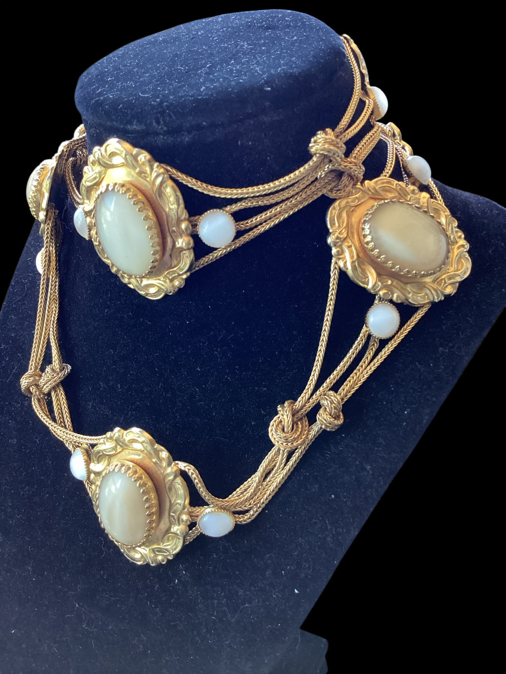 RARE Circa 1970 Christian Dior Runway Necklace/Belt