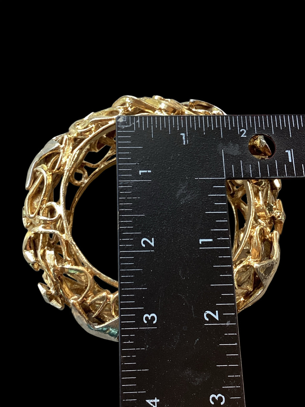 Vintage YSL Yves Saint Laurent Star Cuff Gold Bracelet Rive Gauche 1980s
Runway 160g