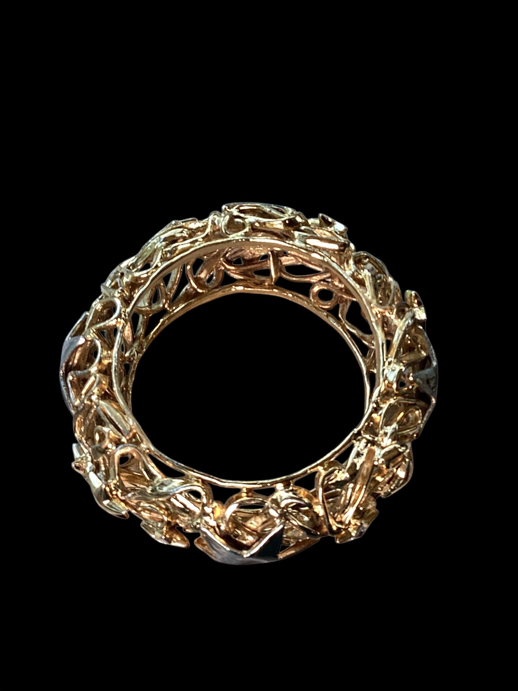Vintage YSL Yves Saint Laurent Star Cuff Gold Bracelet Rive Gauche 1980s
Runway 160g