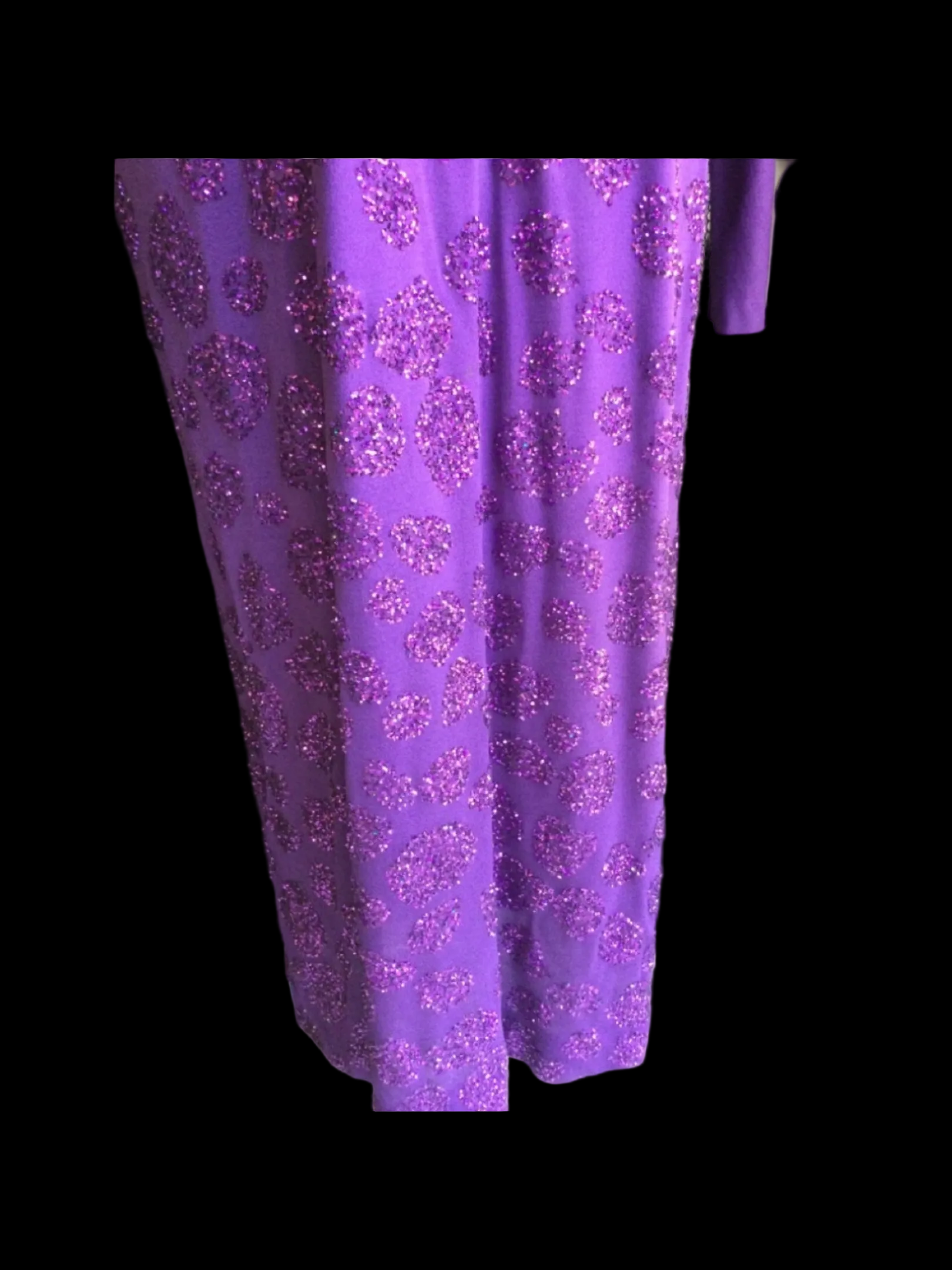 Bernshaw London Batwing Amethyst Sparkle Dress