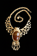 1960 Kenneth Lane Articulated Owl Necklace