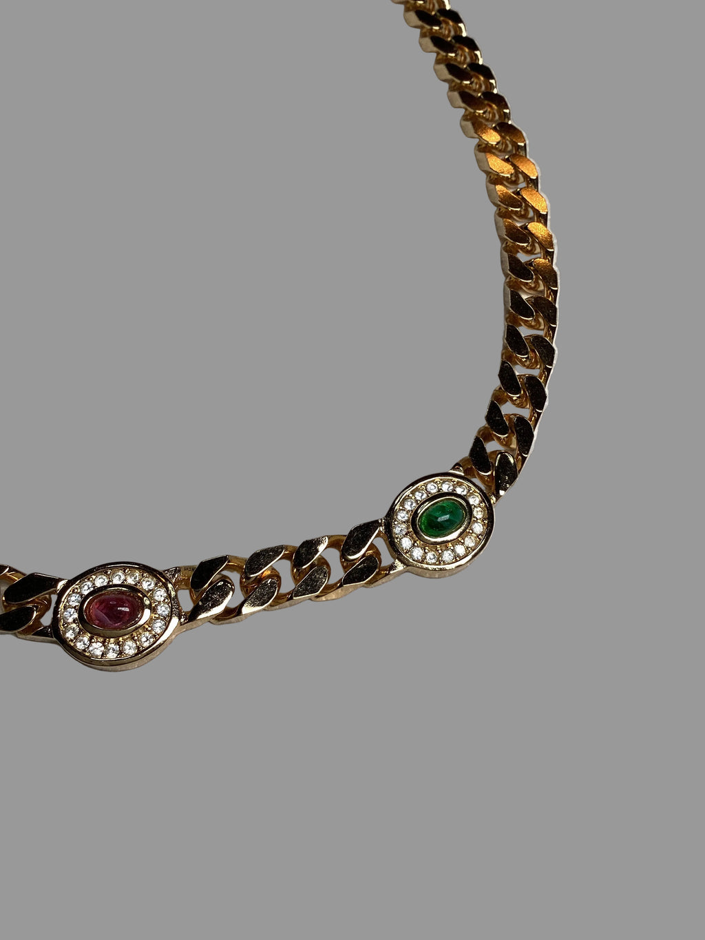Circa 1960’s Christian Dior Cabochon Necklace