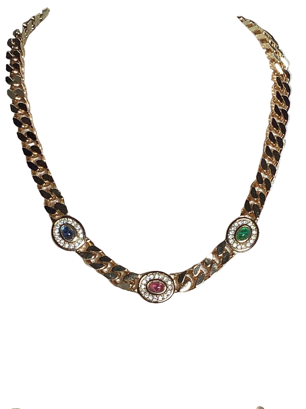 Circa 1960’s Christian Dior Cabochon Necklace