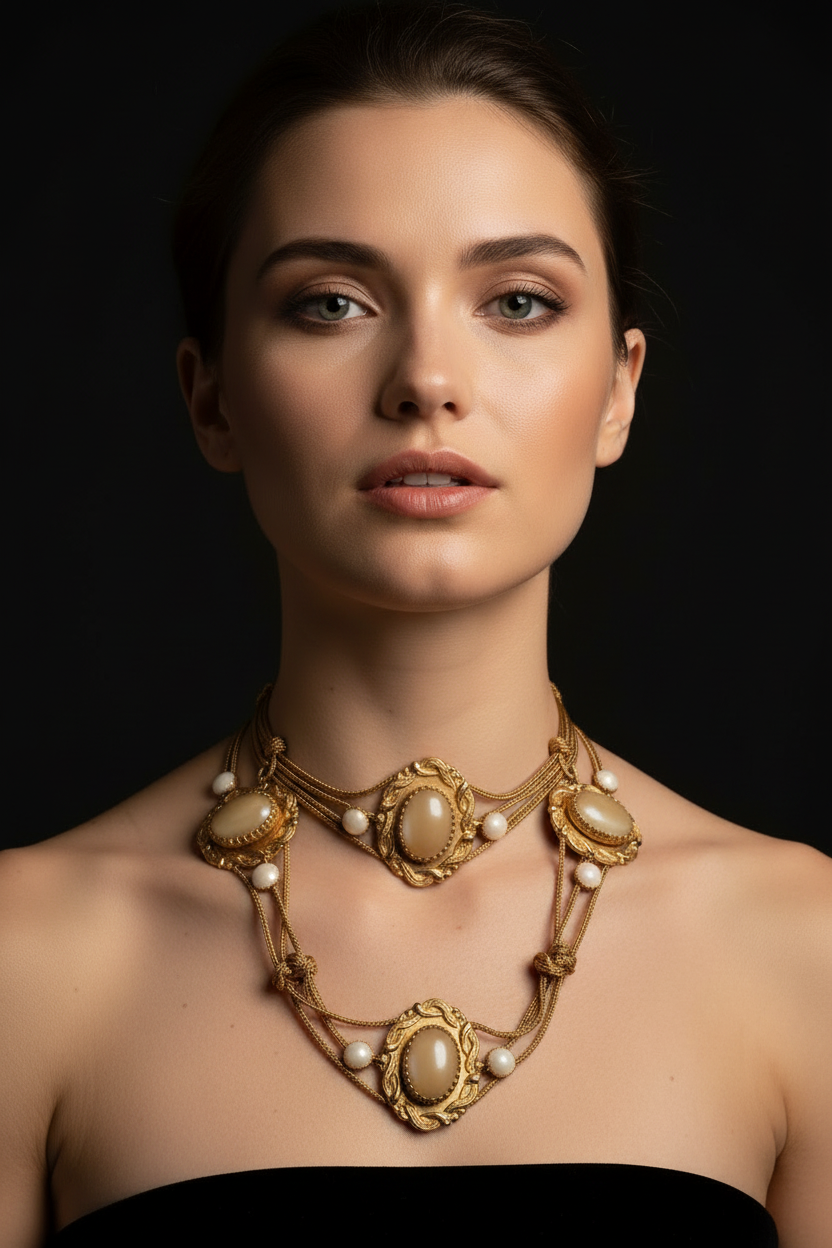 RARE Circa 1970 Christian Dior Runway Necklace/Belt