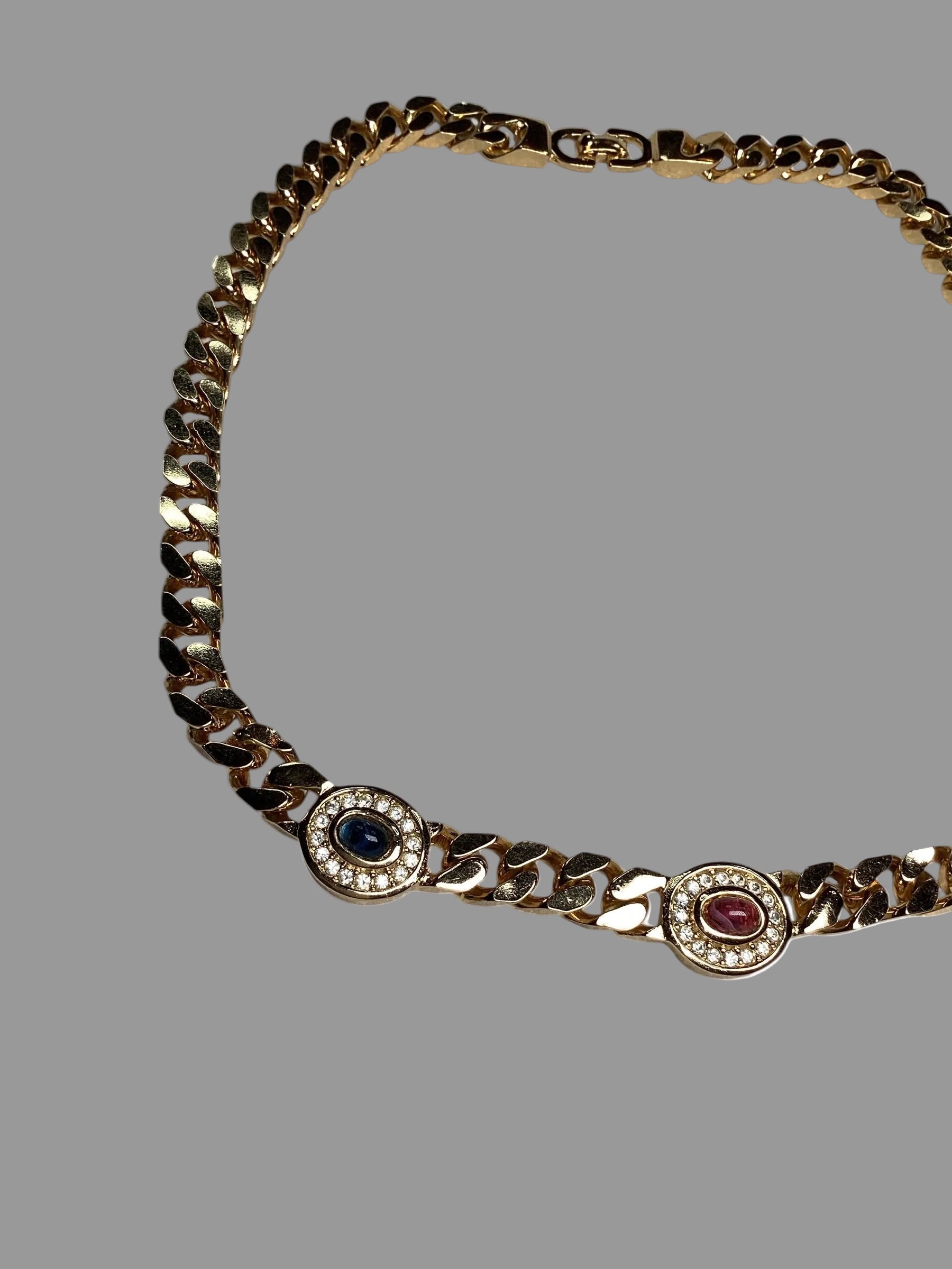 Circa 1960’s Christian Dior Cabochon Necklace