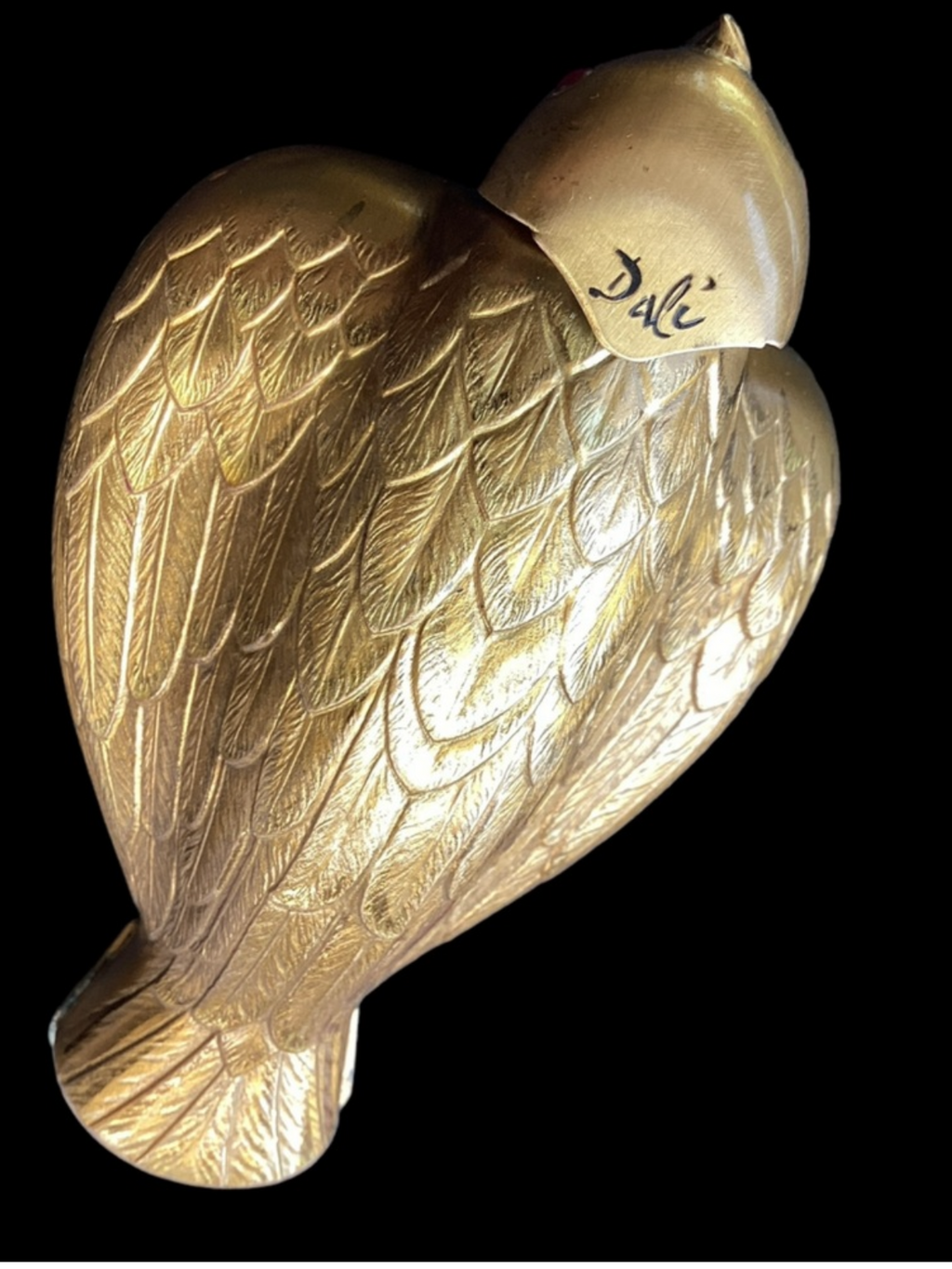 Rare Vintage Salvador Dalí "Bird in Hand" Compact by Elgin American - c. 1950
