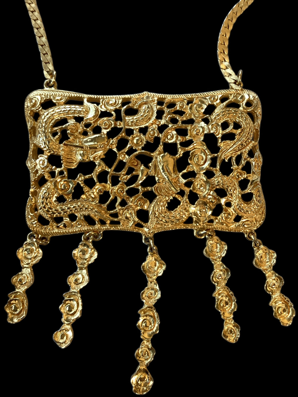 Judith Leiber Couture Dragon Necklace