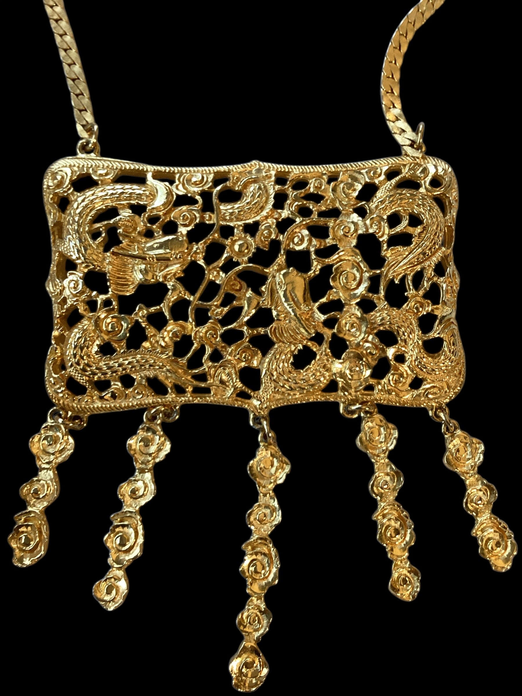 Judith Leiber Couture Dragon Necklace