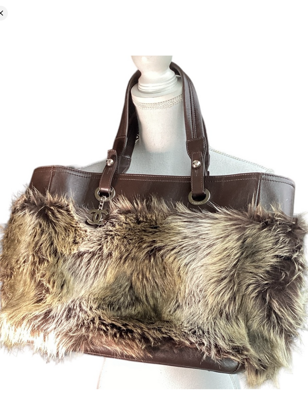 Chanel Paris Biarritz Fantasy Fur Tote