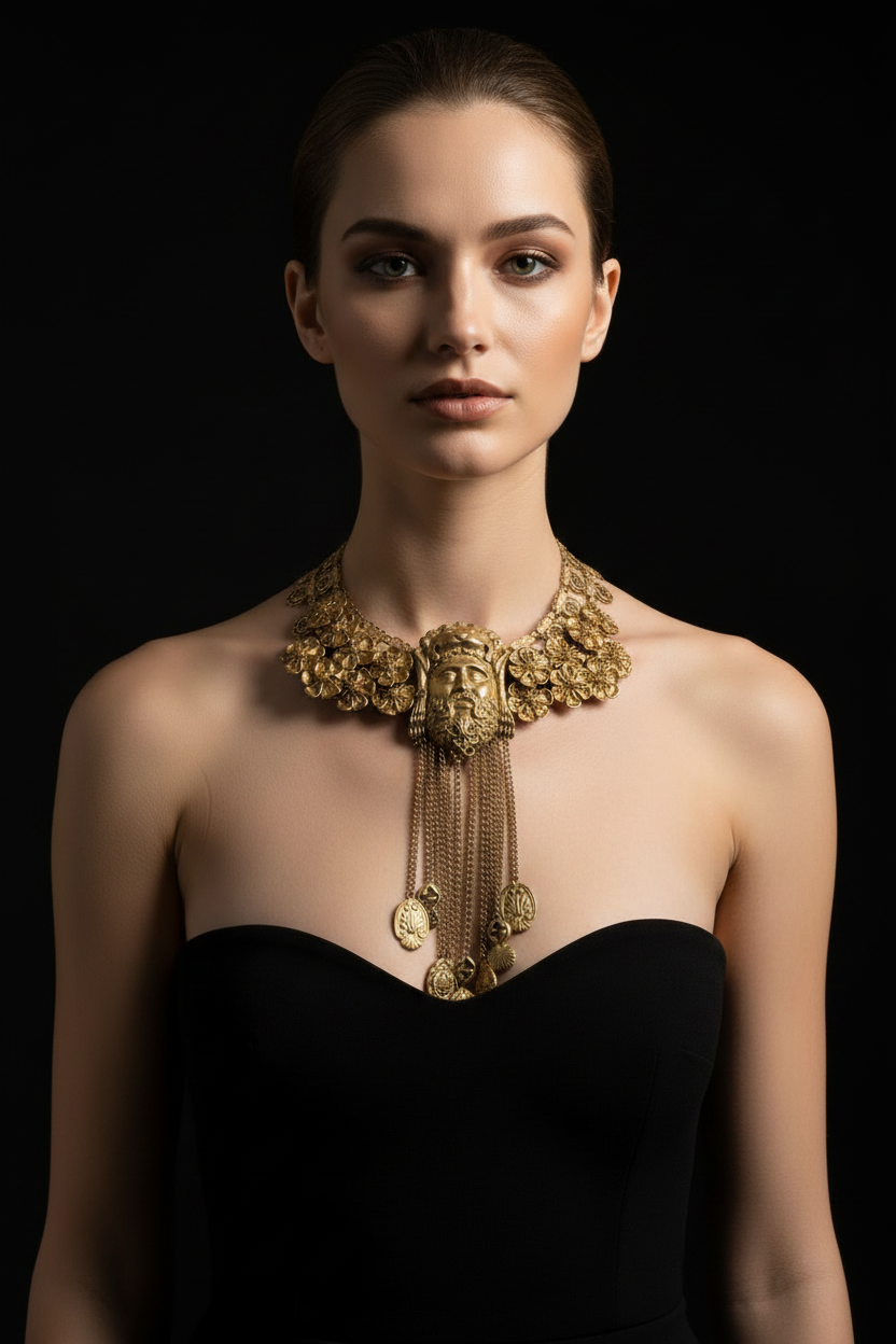 RARE GUCCI 2020 HUGE Hercules Collar Necklace