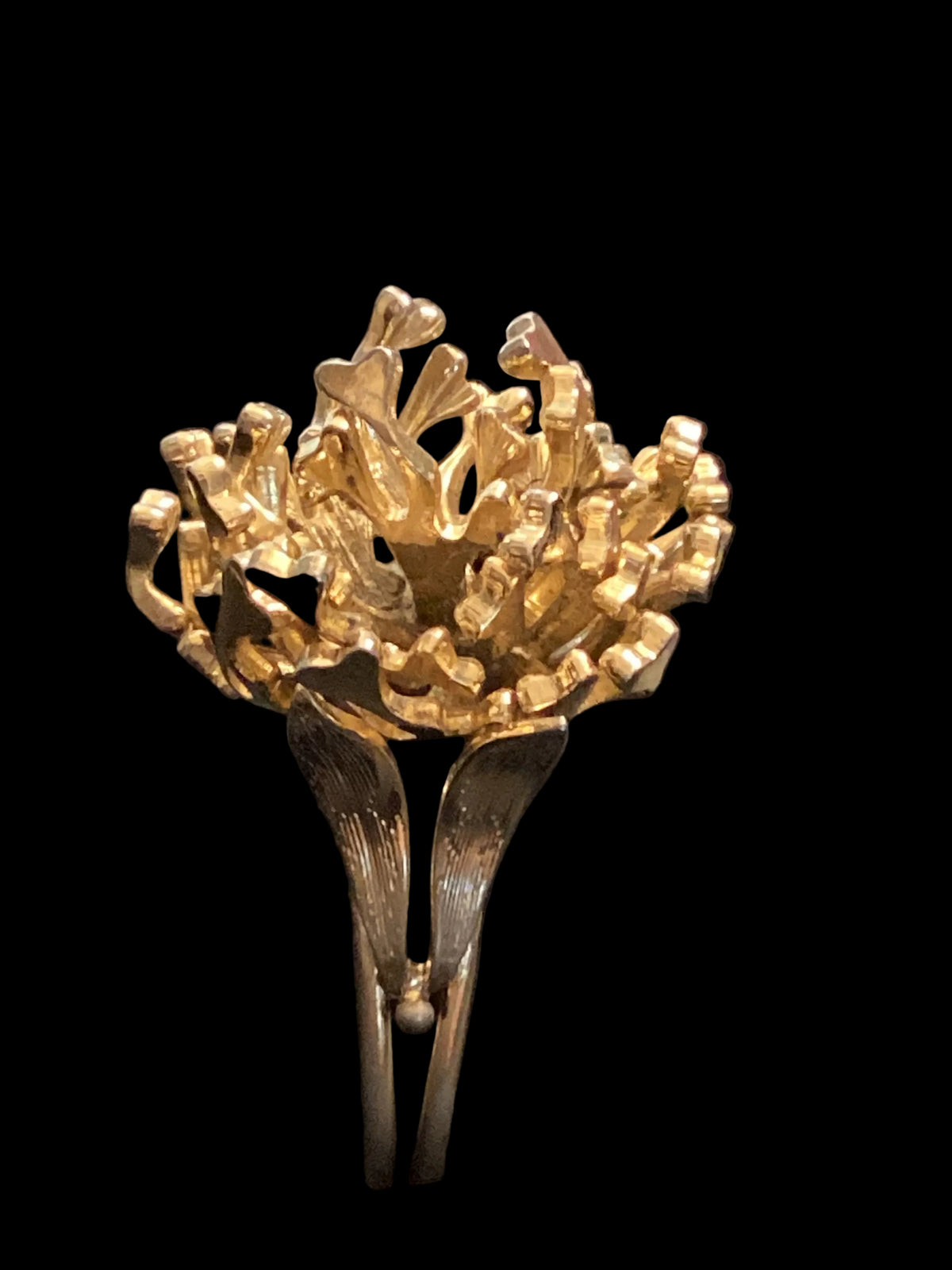 1966 Signed Grossé Germany Brutalist Statement Ring