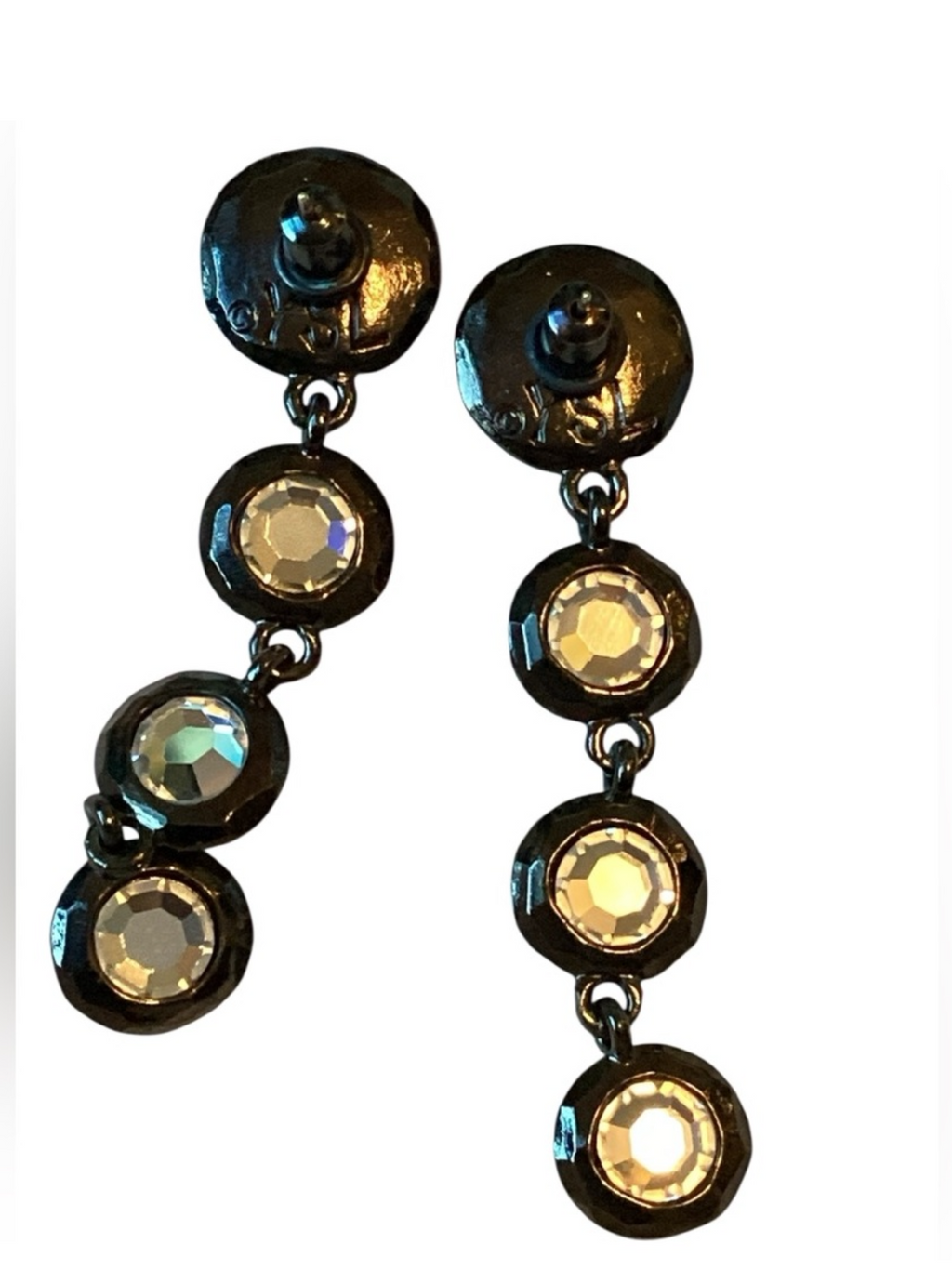 Limited Edition Yves Saint Laurent Crystal Collar &
Earrings Set